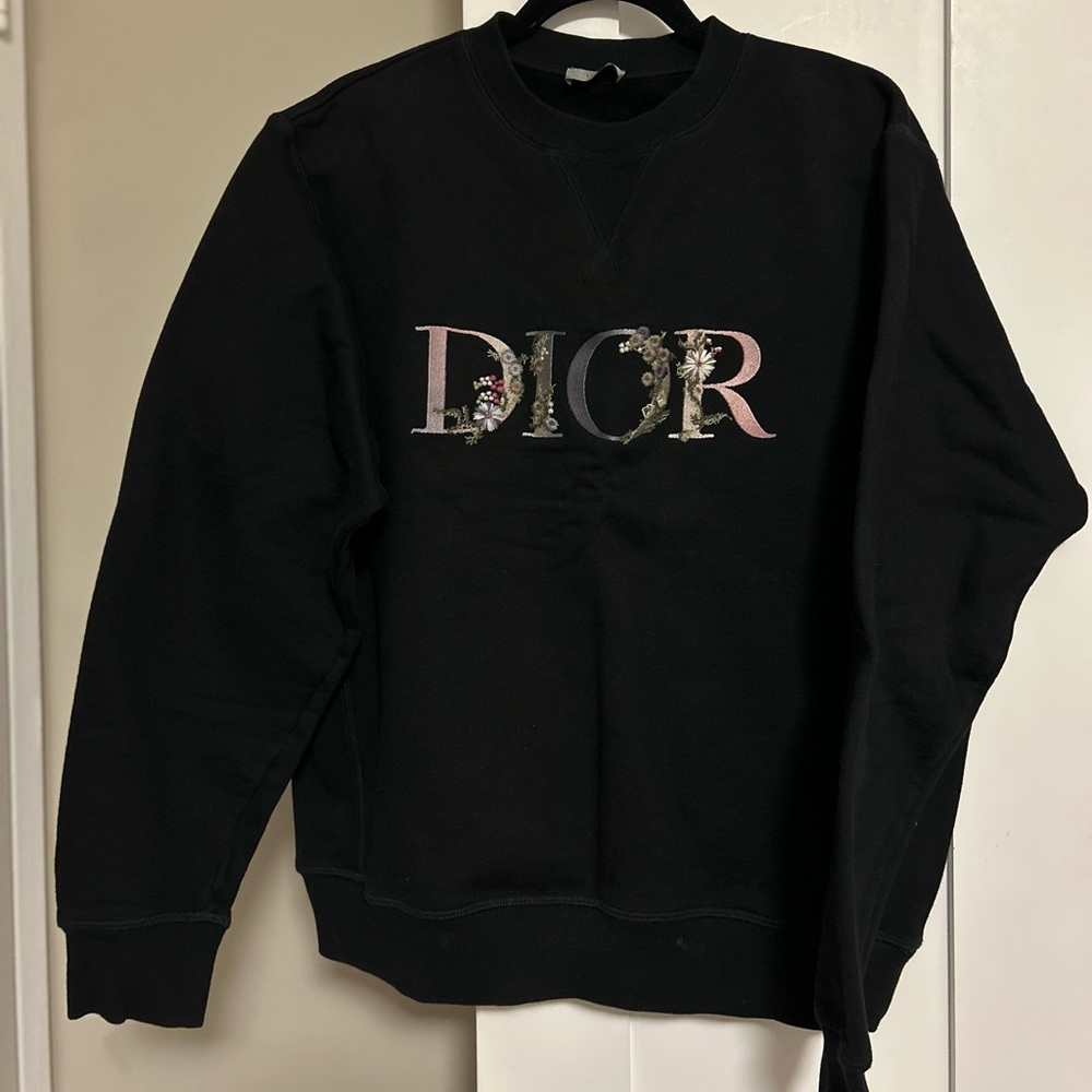 Dior Floral Logo Crewneck men size large